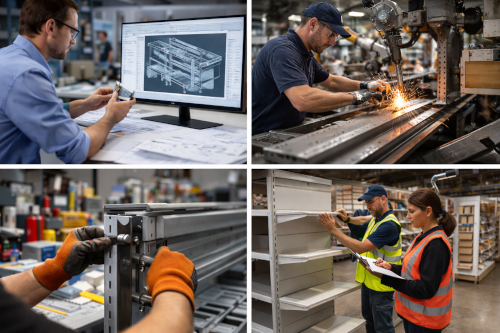 Manufacturing capabilities for retail fixtures and shelving